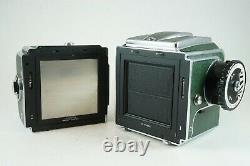 Near Mint RARE GREEN Hasselblad 500CM With A12 Back, A16 Back, Zeiss C 80/2.8