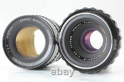 Near Mint Zenza Bronica S2 Black Late Model with 75,150 Lenses, Film Back Japan