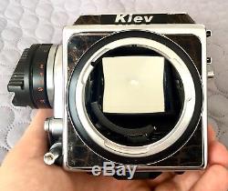 New! Kiev-88CM Set Spot TTL+Film Back 4.56 SLR Medium Format Camera Tested