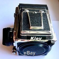 New! Kiev-88CM Set VLF+Film Back SLR Medium Format Camera 6x6 Tested