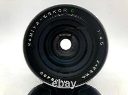 Nr MINT Mamiya RB67 Pro S + Sekor C 65mm F4.5 Lens + 120 Film Back From JAPAN