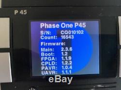 PHASE ONE P45 Digital Back for Hasselblad V Mount 500 ELM Inc. Low Shot Count