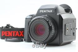 Pentax 645N Medium Format SMC A 75mm F2.8 Lens 120 Film Back Opt MINT JAPAN