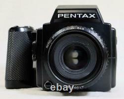 Pentax 645 Medium Format Camera with 120 Back & 75mm f/2.8 Lens MUST SEE! (5012)