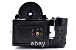 Pentax 645 Medium Format Film Camera Body with220 Film Back from Japan Near Mint