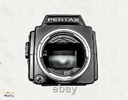 Pentax 645 Medium Format Film Camera body with 120 Film back