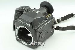 Pentax 645 Medium Format SLR Camera Body with120 Film back Japan Exc+5 Works