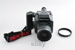 Pentax 645 Medium Format SMC A 645 45mm 2.8 120 Film Back Strap N Mint #1042
