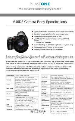 Phase One P65+ Back 645 Medium Format Camera System