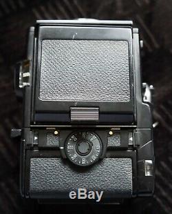 RARE COMPLETE BUNDLE EXC ++++ Bronica SQ-A with 4 Lenses + (2) 120 Film Backs
