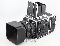 RARE Hasselblad 203FE Chrome With BOX +Planar 80MM FE T + E12 Film back 203