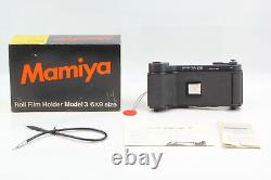 RARE Model 3 Unused Mamiya Roll Film Holder Back 6x9 Size120 PRESS From JAPAN