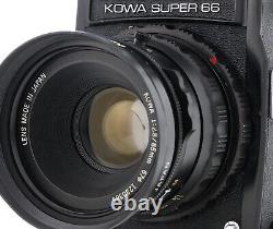 Rare MINT+++ Kowa Super 66 6x6 85mm f2.8 Lens Medium Format +2 Filmback JAPAN