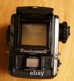 Rare all Black Zenza Bronica S2A Medium Format SLR Film Camera Body & Film Back