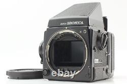 Read! Near MINT? ZENZA BRONICA GS-1 BODY AE Finder 6x7 120 Film Back From JAPAN