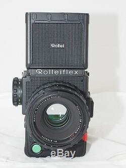 Rollei 6001 Medium Format KIT, Planar-PQ 80/2.8, 120 Back, Polaroid, Hood, BOXED