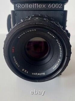 Rolleiflex 6002 WLF 120 back Rolleigon 80mm f2.8 Lens MINT- totally beautiful