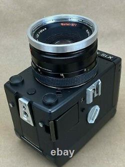 Rolleiflex SLX Camera Outfit with 80mm Planar, Prism, 2x converter, polaroid back+