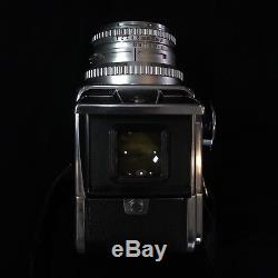 Serviced Hasselblad 500 C / 500cm + Zeiss 80mm Polaroid Back Matte Box Case