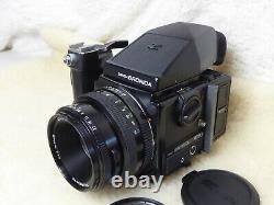 Stunning Bronica ETRSi Camera, 75mm F2.8PE 120 RFH Back, + FINDER + Speed Grip E