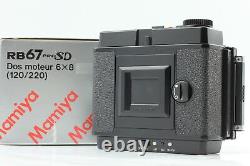 TOP MINT Mamiya RB67 6x8 Pro S SD Motorized 120/220 Roll Film Back From JAPAN