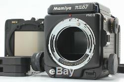 TOP MINT Mamiya RZ67 Pro II Medium Format with 120 ll Film Back x 2 Japan #317