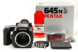 TOP MINT? Pentax 645N Medium Format Camera Body 120 Film Back From JAPAN #187