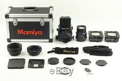 TOP MINT in CASE Mamiya RZ67 Pro II + 110mm 180mm + Film Back ×2 From JPN 840