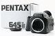 Top Mint In Box Pentax 645 Medium Format Camera Body 120 Film Back From Jpn