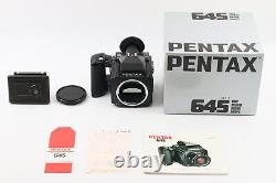 Top MINT In Box Pentax 645 Medium Format Camera Body 120 Film Back from JPN