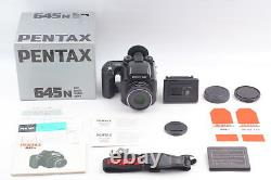 Top MINT in Box? Pentax 645N Medium Format Camera with 120 Film Back From JAPAN