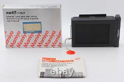 Top Mint in Box MAMIYA Polaroid Film Back For RB67 Pro S SD From Japan