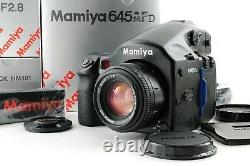 UNUSED TOP MINT MAMIYA 645 AFD + AF 80mm f/2.8 + 120 Film Back from Japan