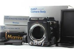 Unused in Box Mamiya RZ67 Pro II body 120 Film Backs Body with strap JAPAN
