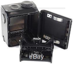 Used Mamiya 645 PRO Body with Film Back HA401 + AE Prism Finder FE401 + Crank