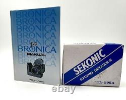 VERY FINE ZENZA BRONICA SQ-A Zenzanon PS from Japan, 2 Lenses, 2 backs, boxes