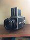 Vintage Hasselblad 500 C/m Camera With Ziess Planar 80mm 2.8 T Wlf A12 Back