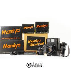 X2 Lens MINT Mamiya Universal Press Film Camera Back body 100mm 75mm FromJAPAN