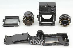 X2 Lens MINT Mamiya Universal Press Film Camera Back body 100mm 75mm FromJAPAN