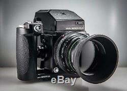 ZENZA BRONICA ETR S, Lens 75mm F2.8 & 150mm F3.5, Polaroid back, 120 Film back