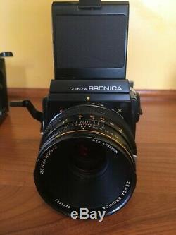 ZENZA BRONICA SQ-A with ZENZANON-S 80mm f/2.8with120 back Near Mint Working