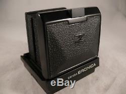 Zenza Bronica ETR camera w 3 lenses, grip, Prism, 3 backs, flash & Custom case