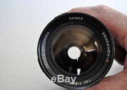 Zenza Bronica SQ-AM, 220 back, AE finder, 2 lenses +