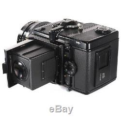 Zenza Bronica SQ-A 6x6 with Zenzanon PS 80mm Waist Level Finder SQ 120 Film Back
