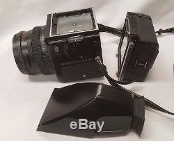 Zenza Bronica SQ-B 6X6 Medium Format Body, Back, Range Finder, and Lens Bundle